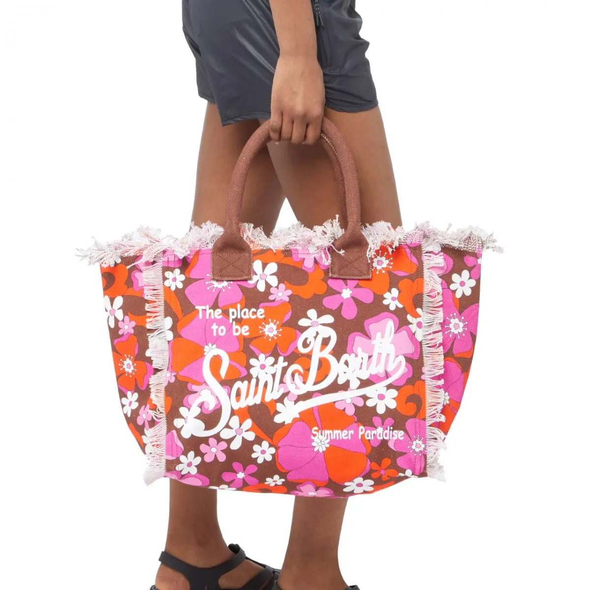 Borsa Vanity In Canvas Donna Retro Flower 18