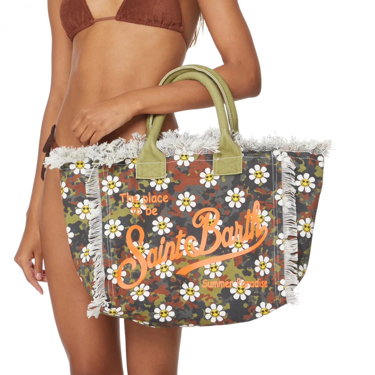 Borsa Vanity in Canvas Mimetic Daisy 54