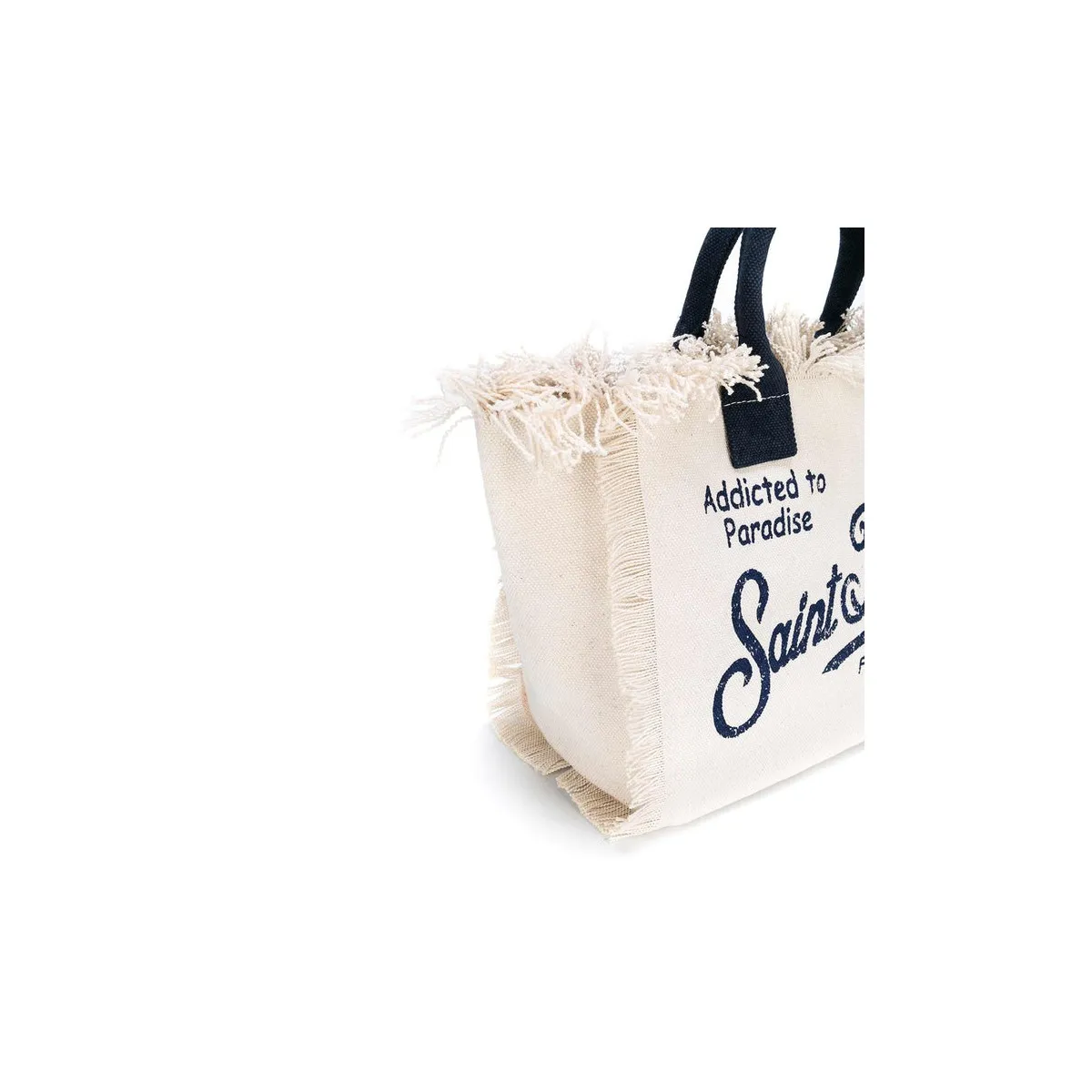 Borsa Vanity in Canvas Tinta Unita, Beige