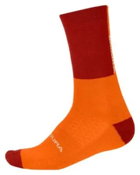 Calzini Endura Merino Arancione / Rosso