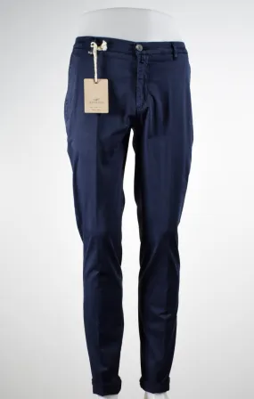 Gabardine pantaloon satin stretch eight slim fit in four colors