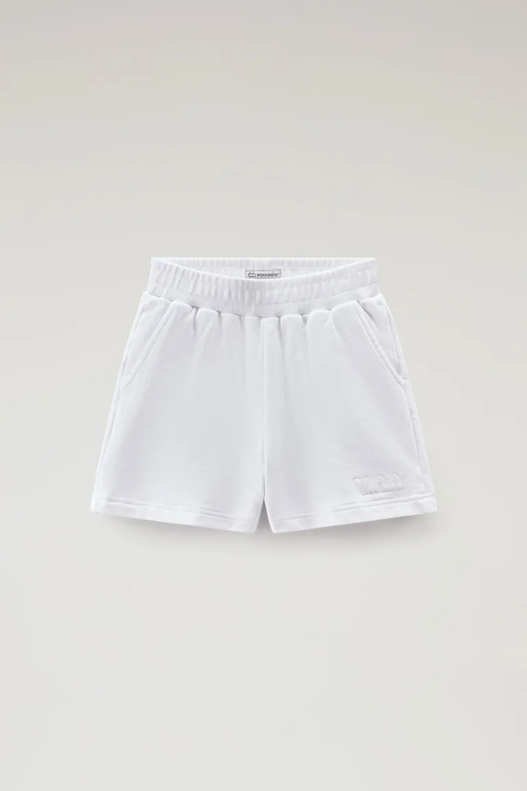 Pantaloncini da bambina in puro cotone felpato                                                                                Br