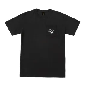 SACRED SPOT STOCK POCKET TEE - BLACK