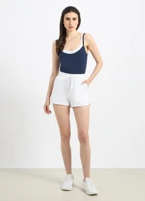 Shorts in misto cotone donna