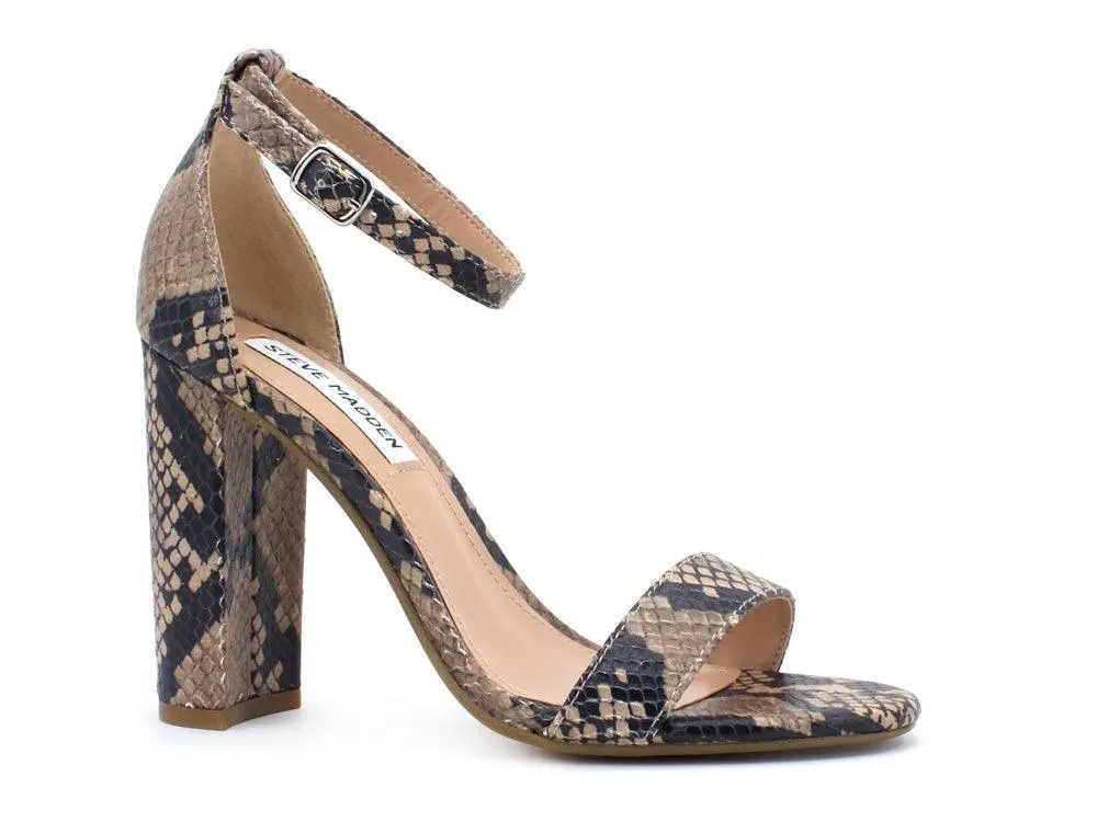 STEVE MADDEN Carrson Tan Snake CARRSON