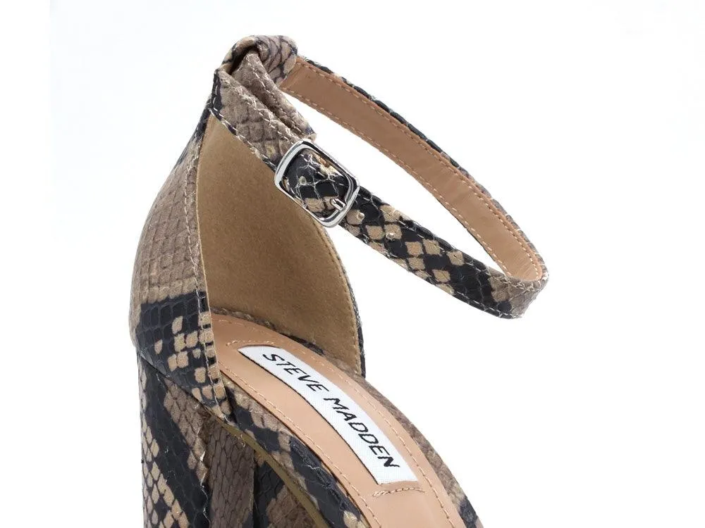 STEVE MADDEN Carrson Tan Snake CARRSON