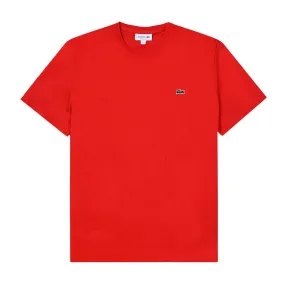 T-shirt Uomo Lacoste Girocollo Rosso