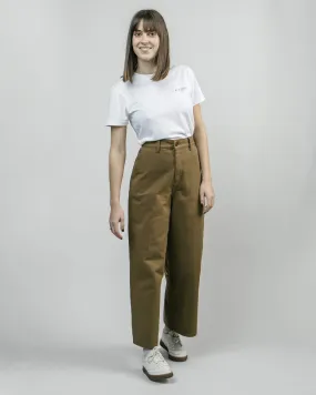 Wide Leg Toffee Pant